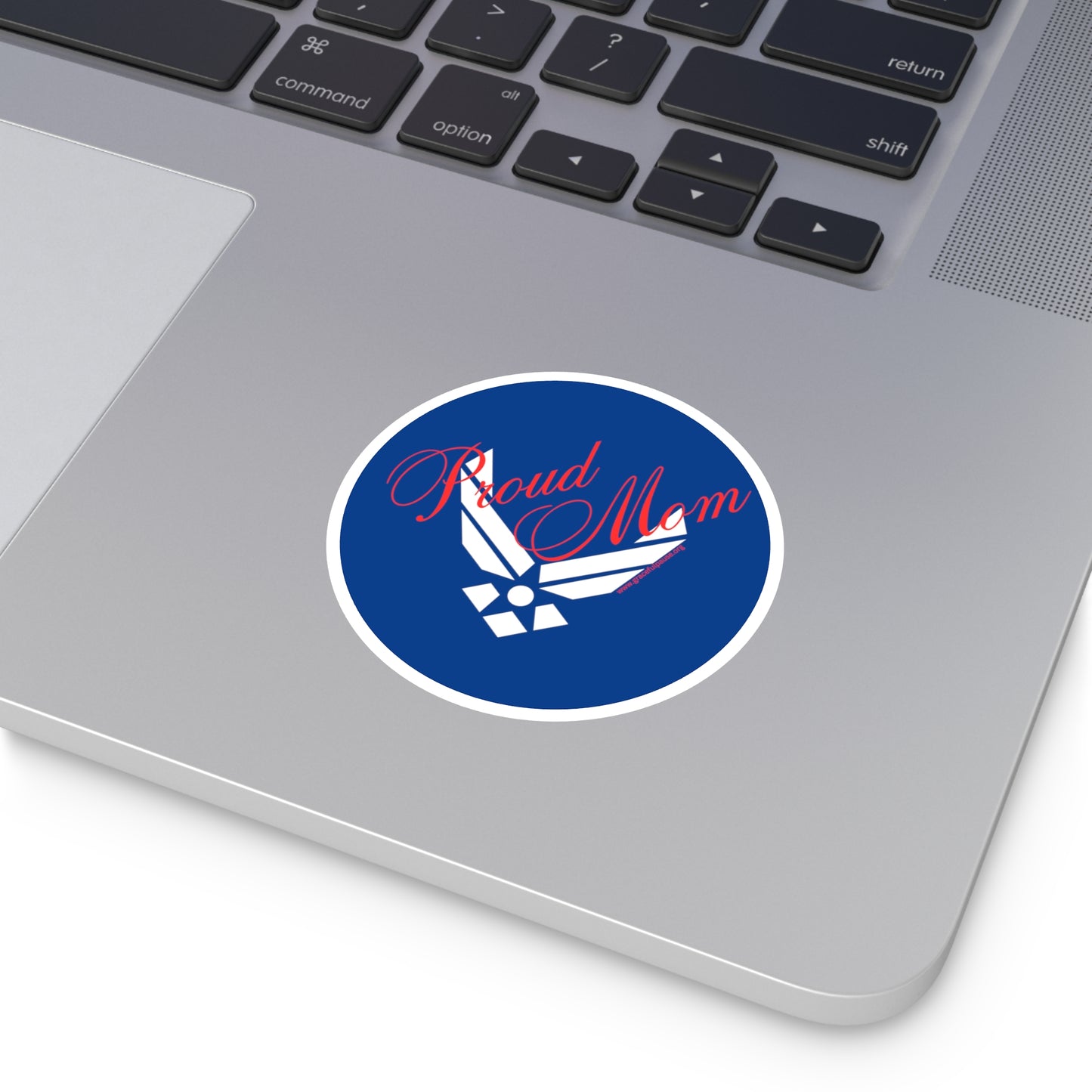 Proud Mom - Air Force - Round Stickers, Indoor\Outdoor