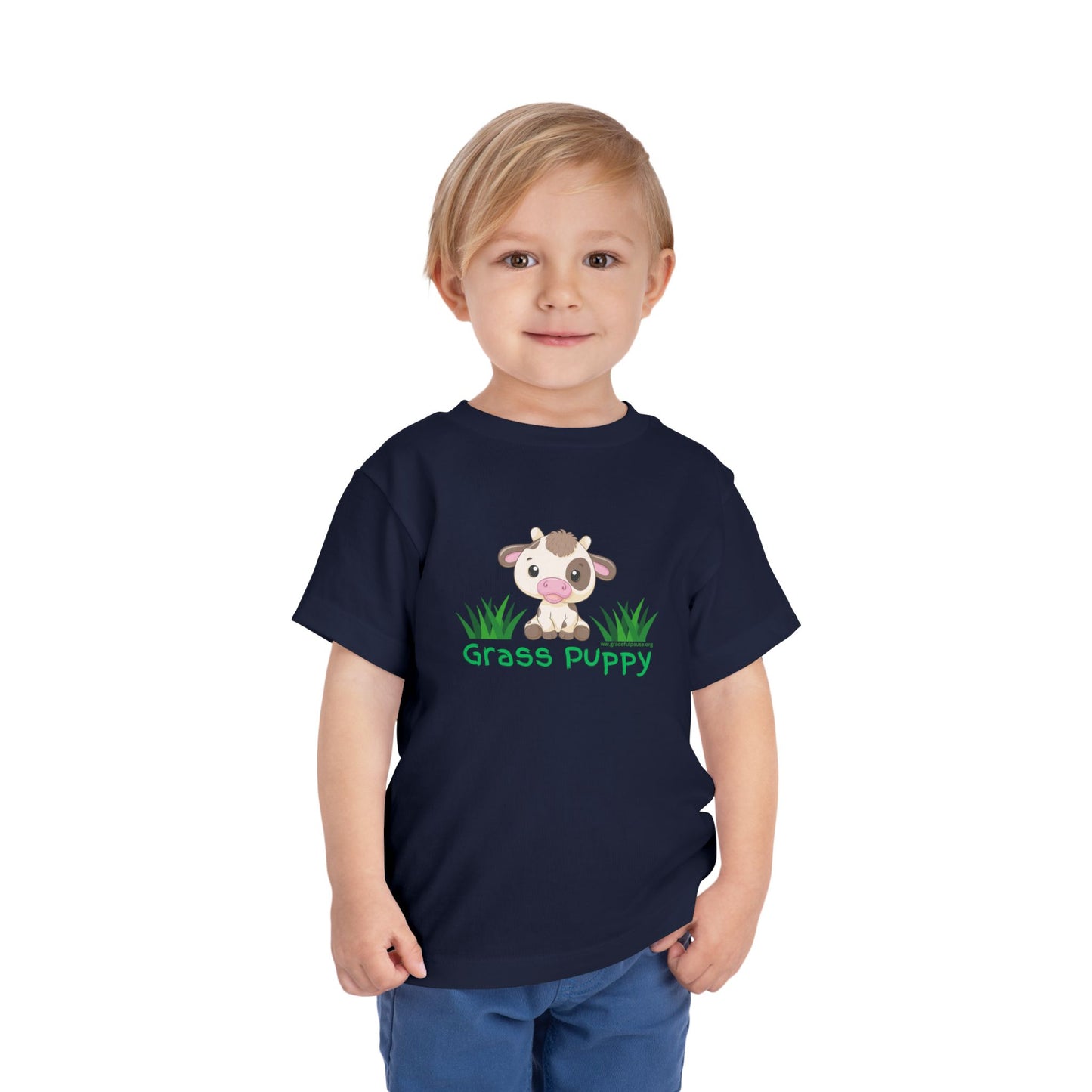 Grass Puppy - Toddler Short Sleeve Tee