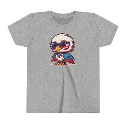 Patriotic Baby Bald Eagle - Youth Short Sleeve Tee