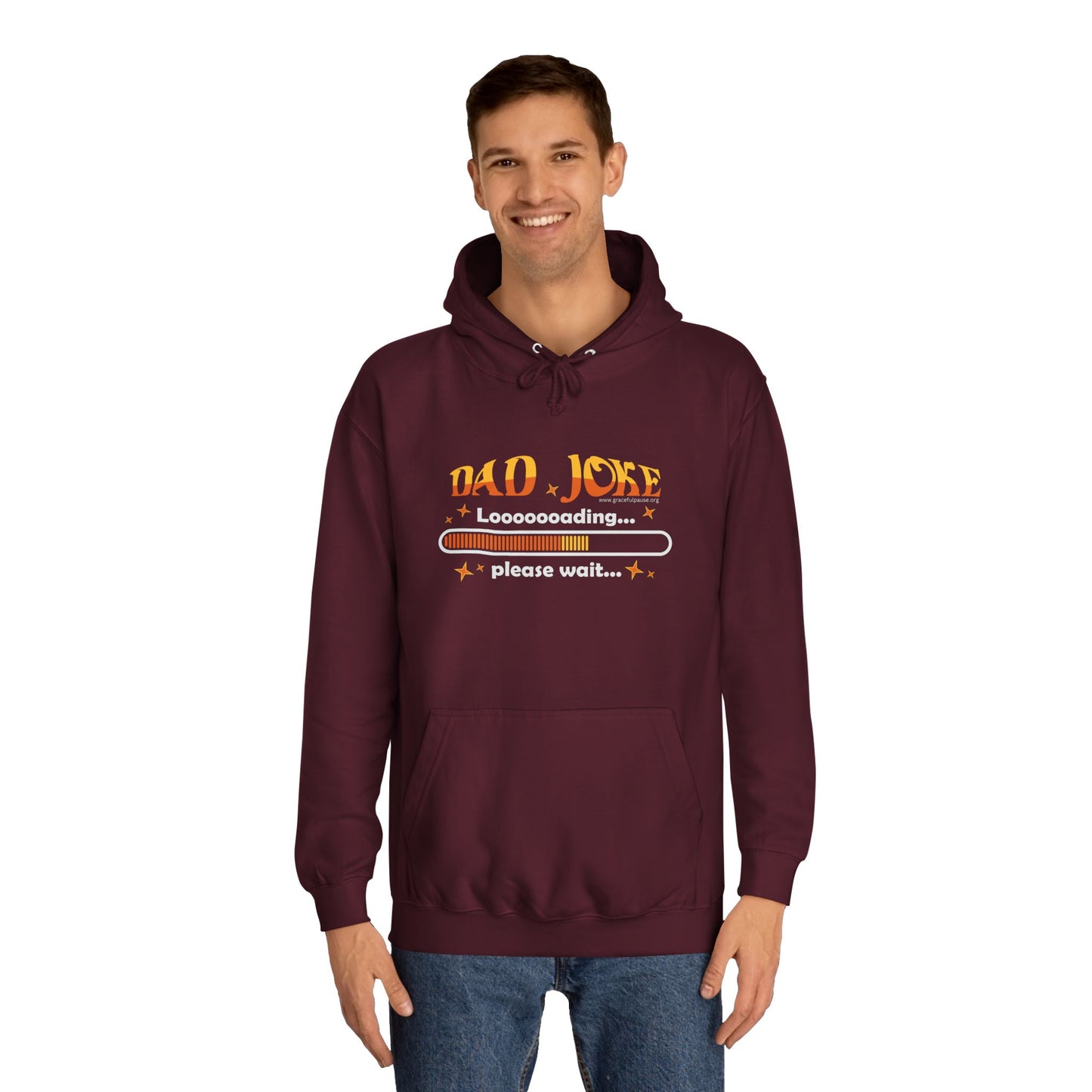 Dad Joke Loading - Unisex College Hoodie