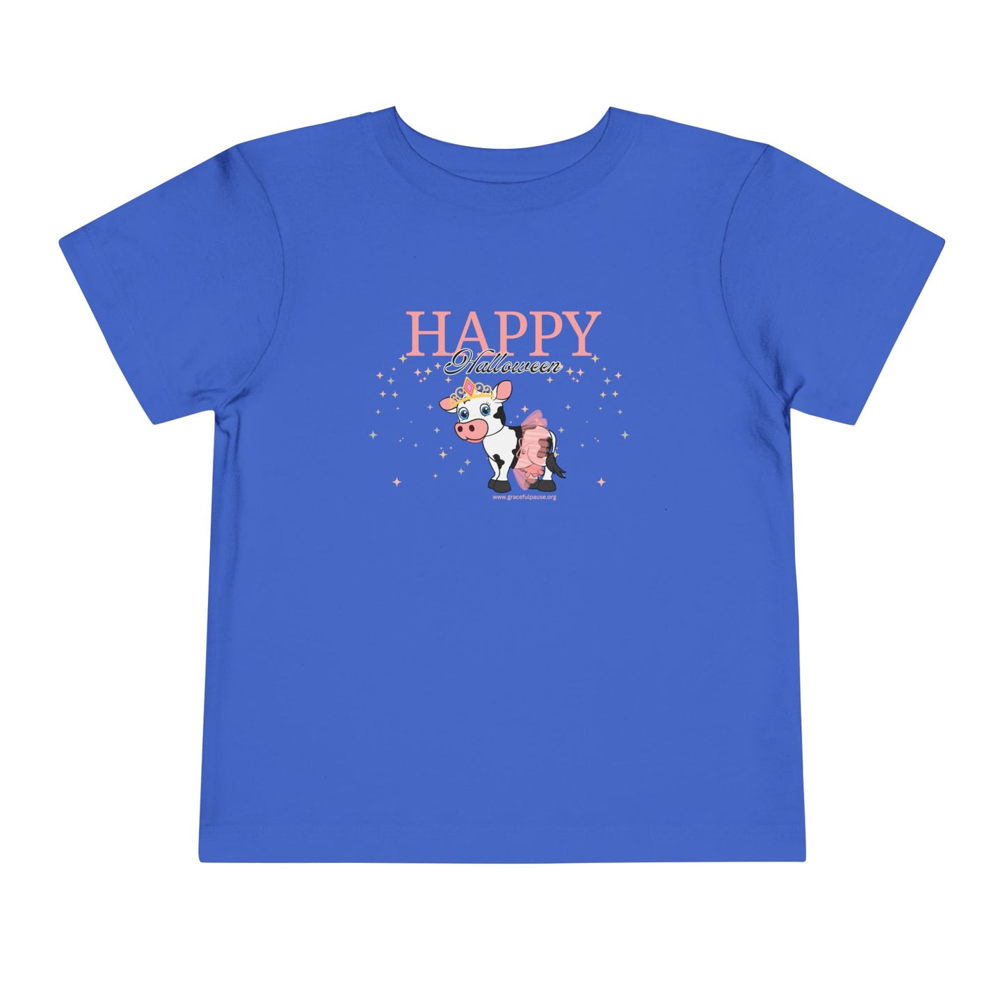 Happy Halloween - Princess Cow - Toddler Short Sleeve Tee