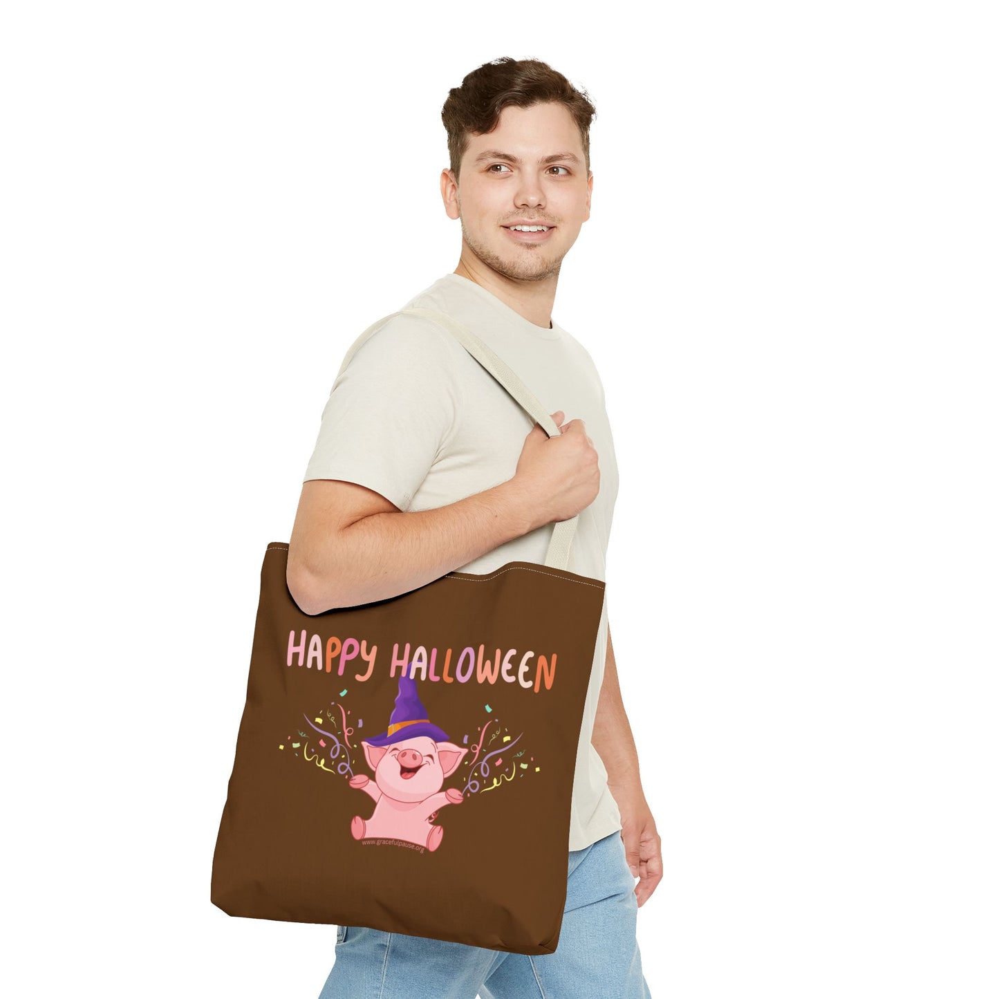 Happy Halloween Pig - Tote Bag