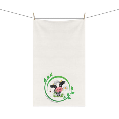 Pleading Cow  - Kitchen Towel