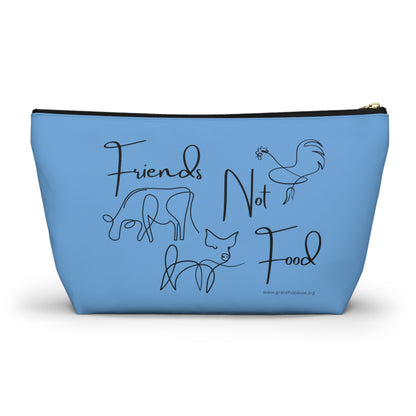 Friends Not Food - Accessory Pouch w T-bottom