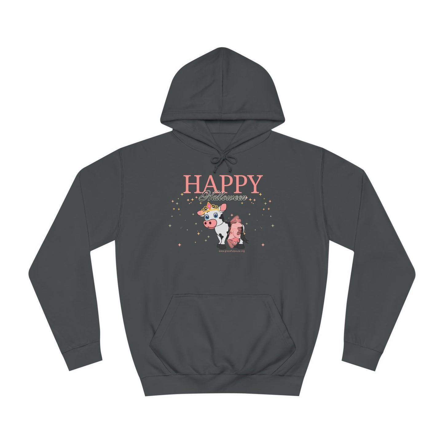 Happy Halloween - Cow - Unisex College Hoodie