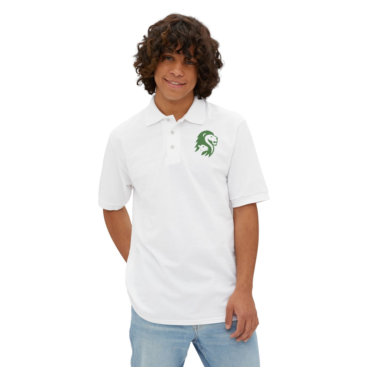 Creation Care Church symbol - Men's Piqué Polo