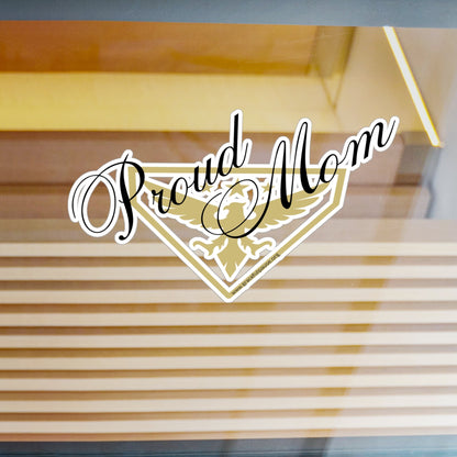 Proud Mom - Army - Kiss-Cut Vinyl Decals