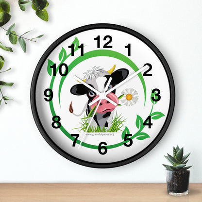 Pleading Cow - Wall Clock