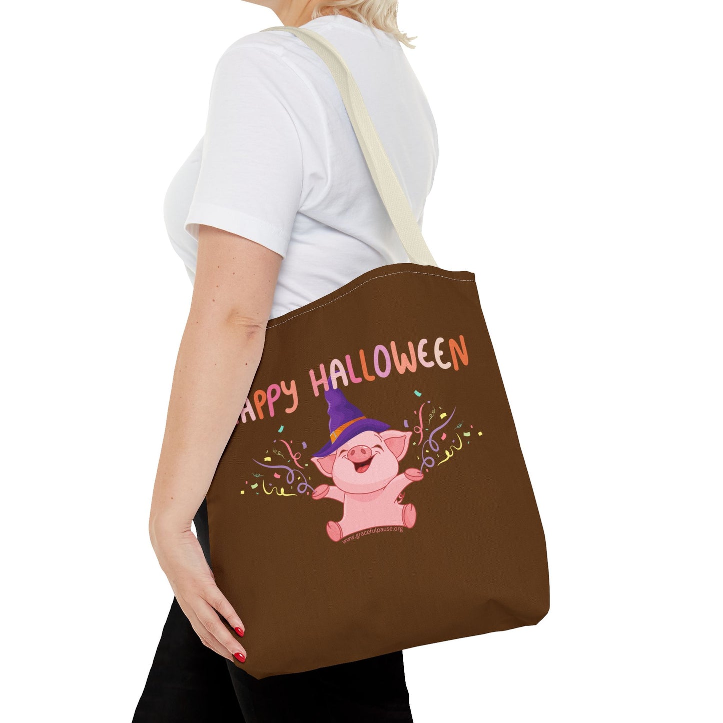 Happy Halloween Pig - Tote Bag