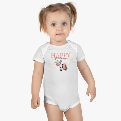 Happy Halloween - Princess Cow - Onesie® Organic Baby Bodysuit