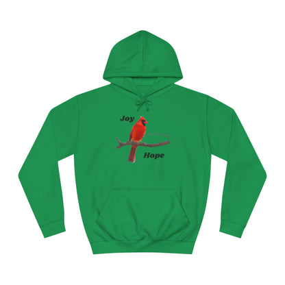 Cardinal - Joy and Hope - Unisex College Hoodie