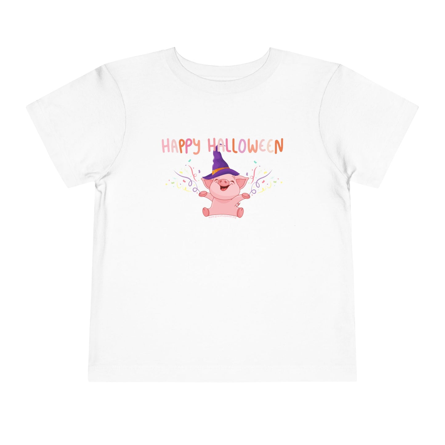 Happy Halloween - Pig - Toddler Short Sleeve Tee