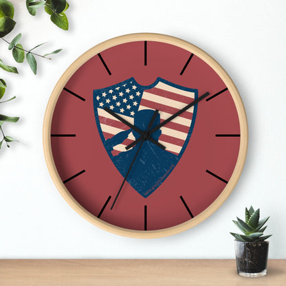 Saluting Soldier - Wall Clock